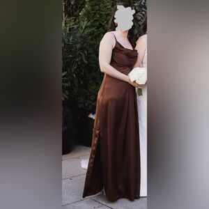 Revelry Skye Mahogany Satin (Maternity)